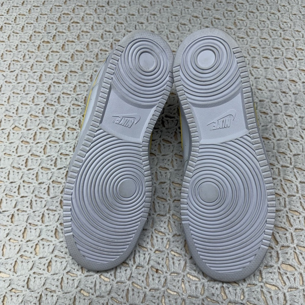 Nike Court Vision Shoes Mens Size 11.5 White Basketball Leather CD5466-102 - Picture 8 of 11